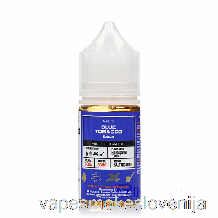Vape Slovenija Blue Tobacco - Bsx Salt Series - 30ml 50mg